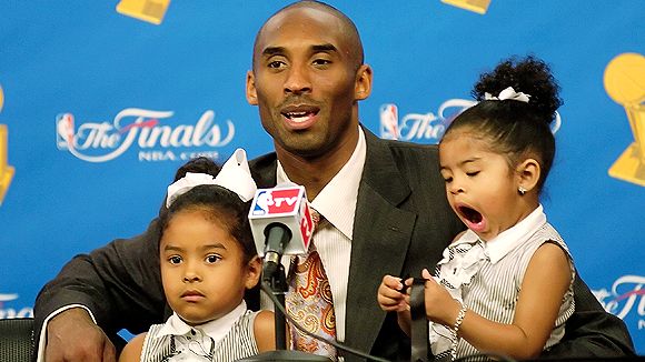 kobe bryant wife and kids. kobe bryant father