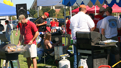 Louisiana-Lafayette tailgating