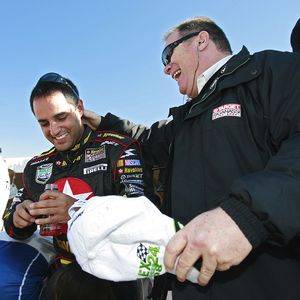 Juan Pablo Montoya and Chip Ganassi.