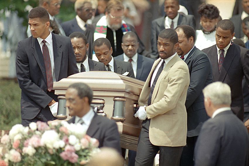 michael jordan father funeral