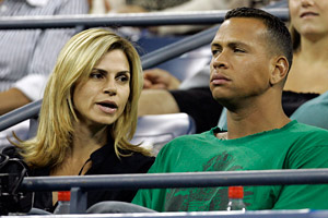 Alex Rodriguez and his wife, Cynthia