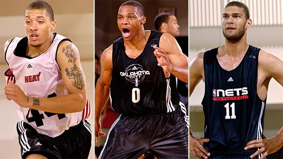 Michael Beasley, Russell Westbrook, Brook Lopez
