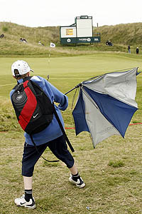 Windy Day at the British Open
