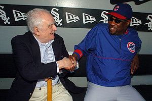 Jerome Holtzman & Dusty Baker
