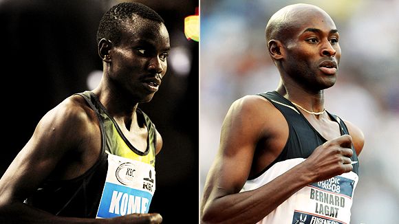 Daniel Kipchirchir Komen, Bernard Lagat