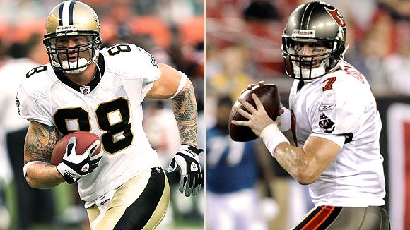 Jeremy Shockey and Jeff Garcia