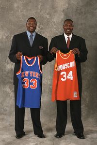 Patrick Ewing and Hakeem Olajuwon