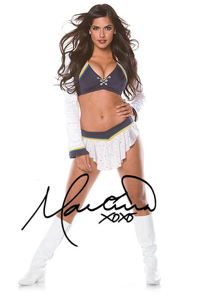Chargers on Chargers Cheerleader