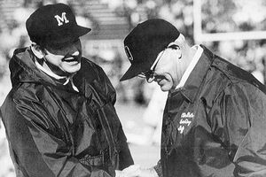 Bo Schembechler and Woody Hayes
