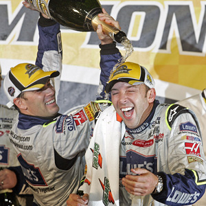 Jimmie Johnson and Chad Knaus