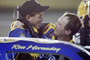 Ron Hornaday and Kevin Harvick