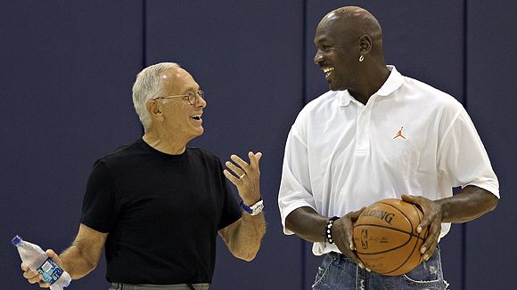 MJ and Larry Brown