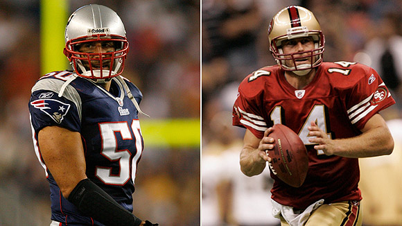 Mike Vrabel and JT O'Sullivan