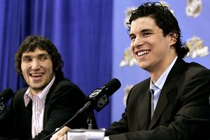 Alex Ovechkin and Sidney Crosby