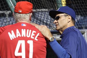 Joe Torre and Charlie Manuel