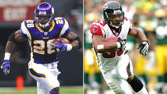Adrian Peterson and Michael Turner