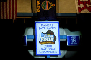 Kansas Raises Championship Banner