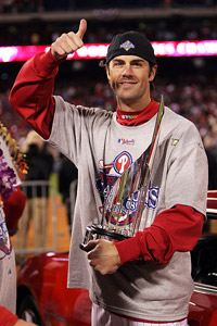 Cole Hamels '08 W.S. MVP Autographed Philadelphia Phillies