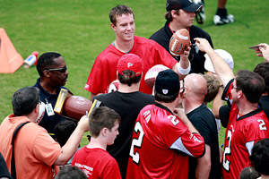 Matt Ryan with fans