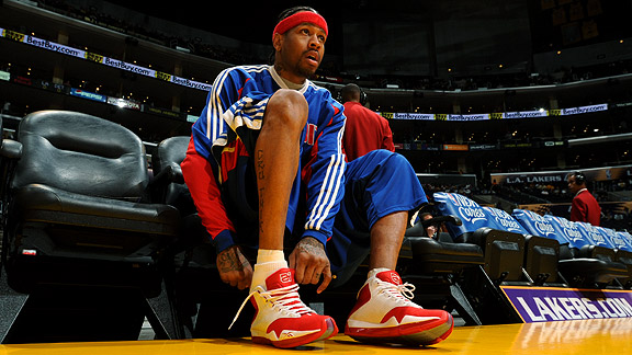 NBA - Allen Iverson's debut shoe an unquestioned piece of hoops history -  ESPN