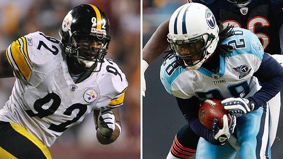 James Harrison/Chris Johnson
