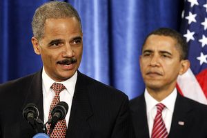 Eric Holder and Barack Obama