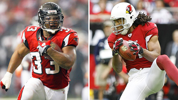 Michael Turner and Larry Fitzgerald