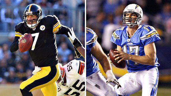 Ben Roethlisberger and Philip Rivers