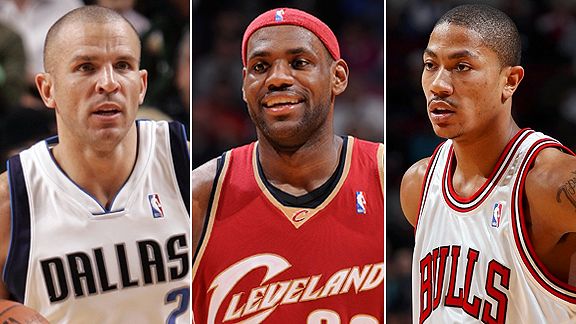 Jason Kidd/LeBron James/Derrick Rose