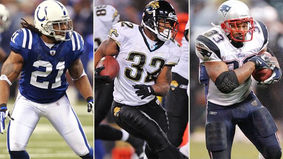 Bob Sanders, Maurice Jones-Drew, Kevin Faulk