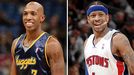Chauncey Billups and Allen Iverson