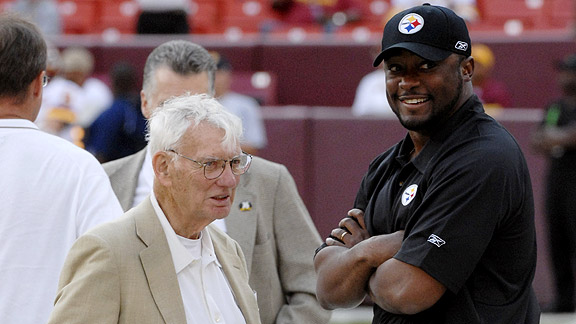 Dan Rooney and Mike Tomlin