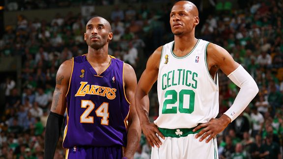 ray allen shooting over kobe. Ray Allen vs Kobe Bryant