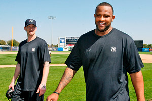 CC Sabathia, right, and A.J. Burnett