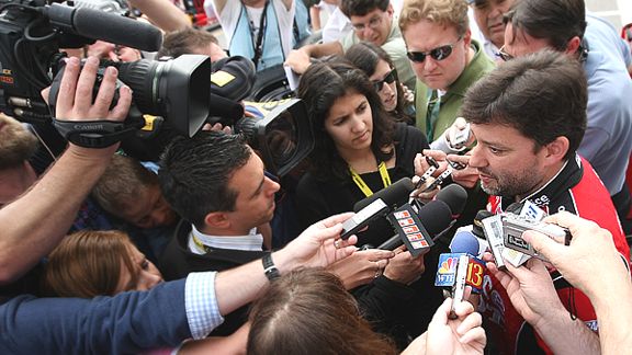 Tony Stewart and Media