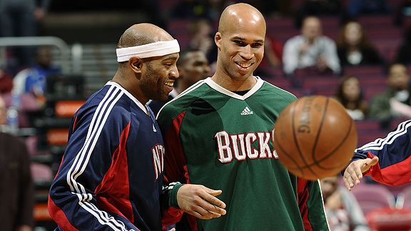 vince carter 2010. Vince Carter and Richard