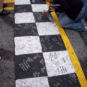 Daytona start line