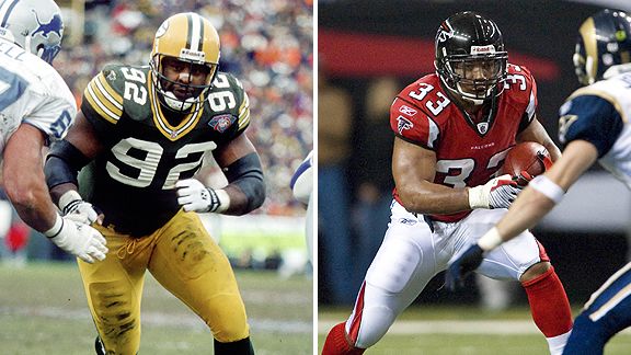 Reggie White and Michael Turner