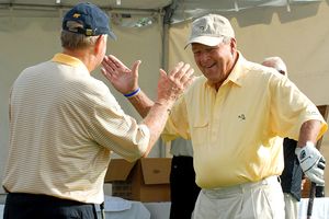 ack Nicklaus, left, and Arnold Palmer