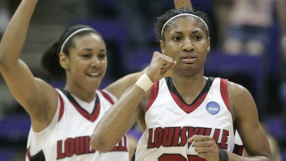 Angel McCoughtry and Candyce Bingham