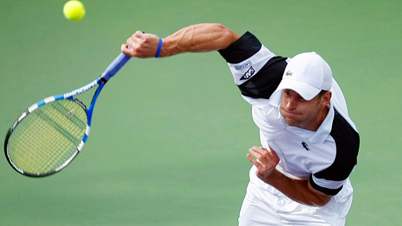 andy roddick serve. Andy Roddick