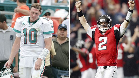 Chad Pennington and Matt Ryan