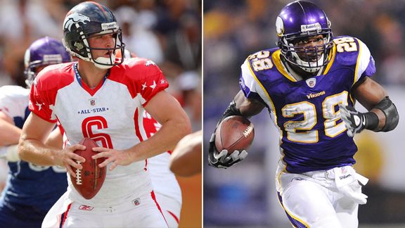 Jay Cutler, Adrian Peterson