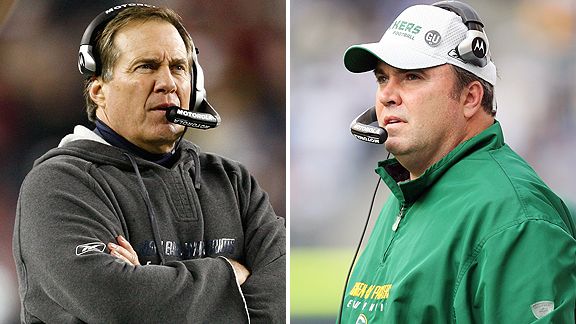 Bill Belichick and Mike McCarthy
