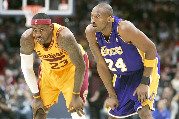 Kobe Bryant and LeBron James