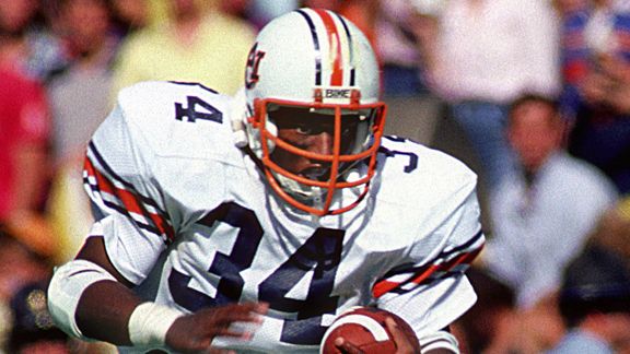 Auburn Football] Auburn brings back orange facemasks on the road whites.  Hasn't been worn since Bo Jackson was at Auburn : r/CFB