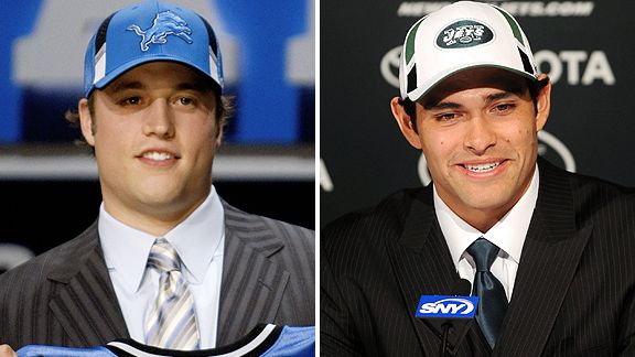 Matt Stafford and Mark Sanchez