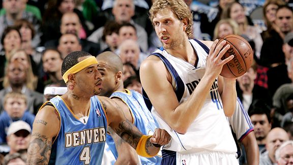 denver nuggets kenyon martin. Dirk Nowitzki amp; Kenyon Martin