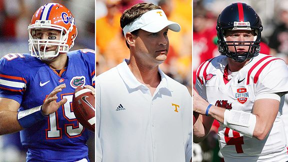 One of these three is not like the others... (Photo courtesy US Presswire)