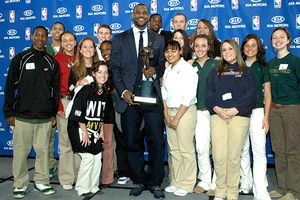 LeBron James & St. Vincent-ST. Mary High School Students